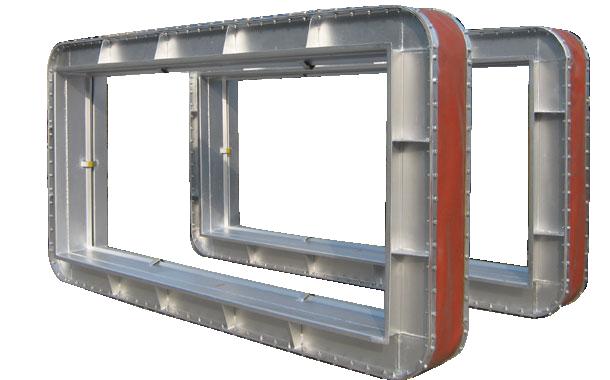 Rectangular non-metallic expansion joint